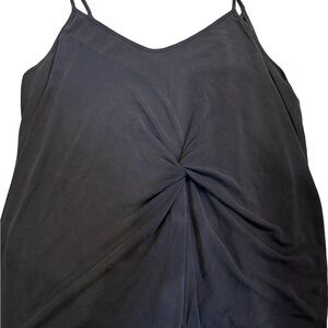 Umgee Black Ruched Camisole Top